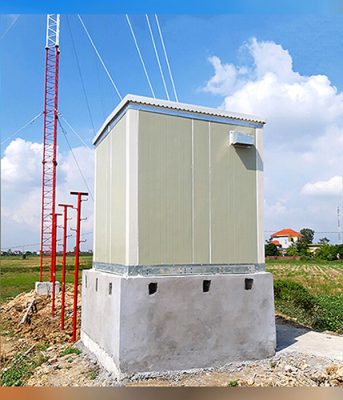 Shelter gắn Antena: giải pháp hạ tầng viễn thông tích hợp ưu việt 2 Shelter gắn Antena
