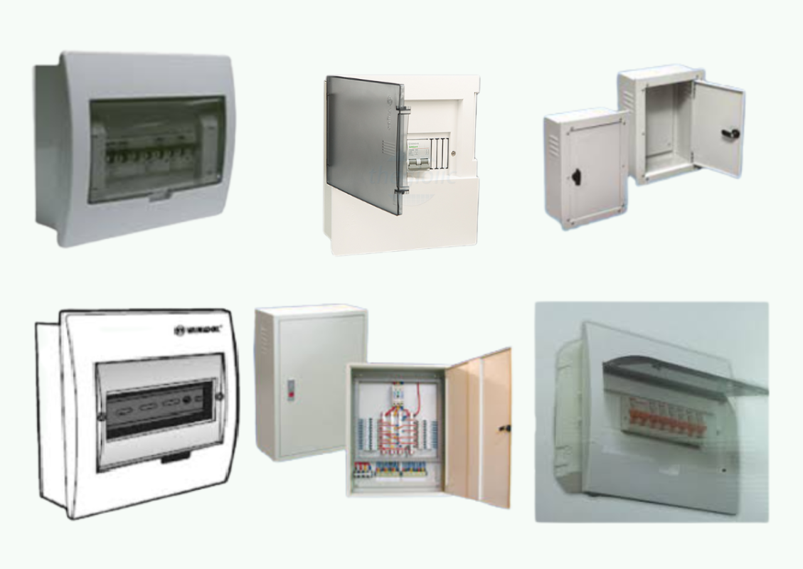 Mua tủ điện dân dụng âm tường loại 4 module Sino chính hãng 4 Các mẫu tủ điện âm tường 4 module Sino nổi bật