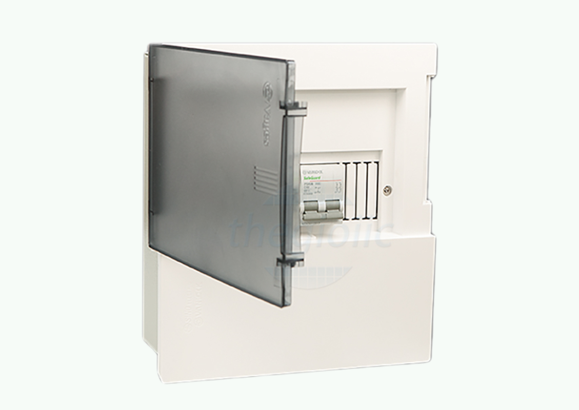 Mua tủ điện dân dụng âm tường loại 4 module Sino chính hãng 2 Tủ điện dân dụng âm tường 4 module Sino