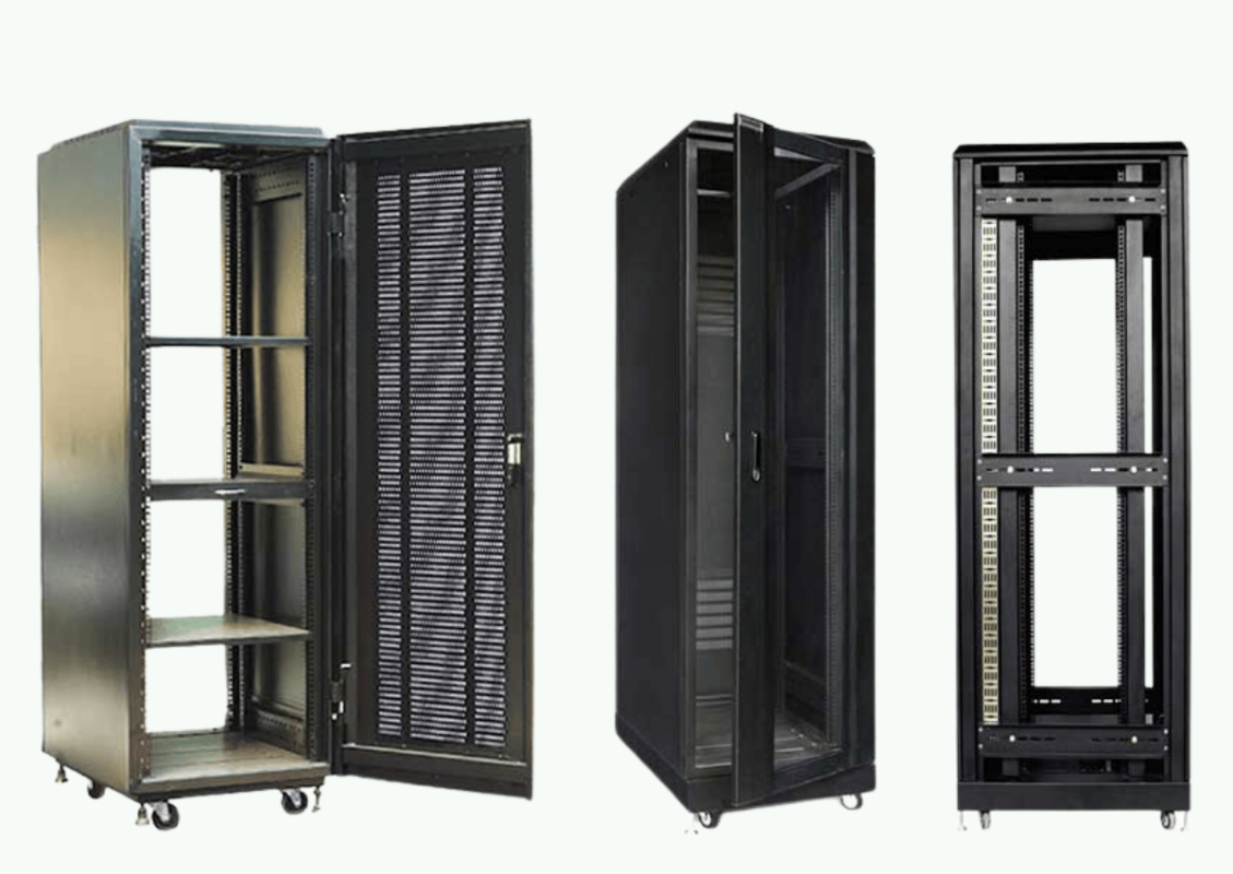 Phụ kiện đi kèm và tùy chọn tủ rack 42U cửa lưới thông thoáng có ray trượt