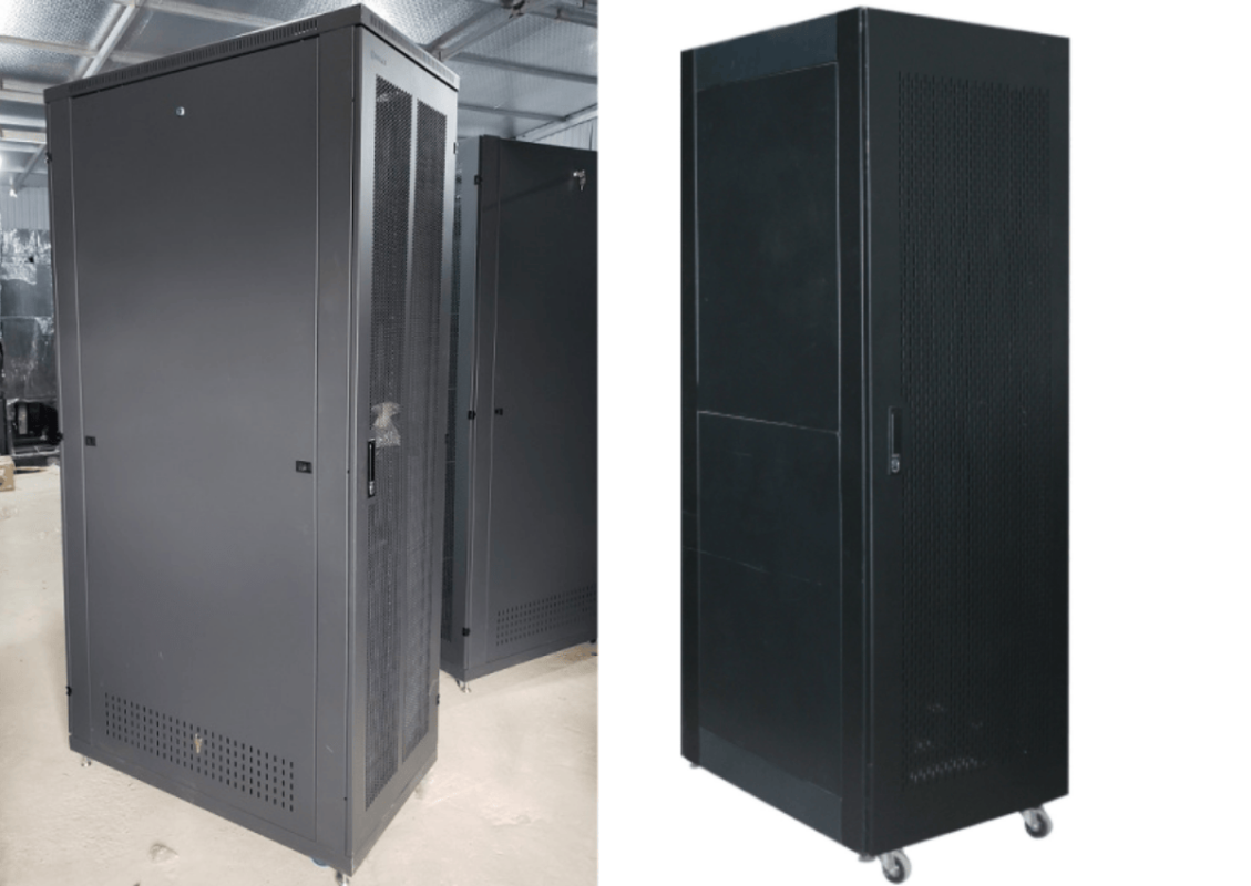 Tủ rack 42U cửa lưới thông thoáng có ray trượt