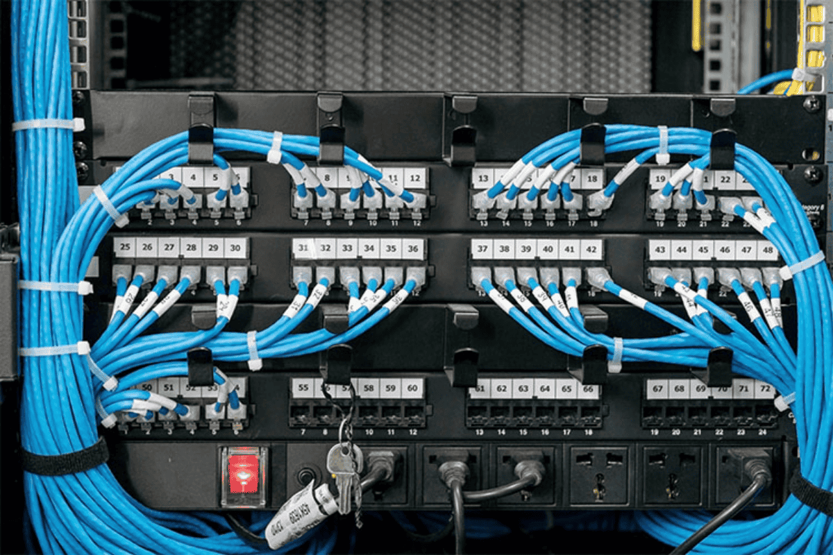 5 sai lầm thường gặp khi sử dụng tủ rack 19 inch và cách phòng tránh 4 Quản lý mạng bên trong tủ Rack