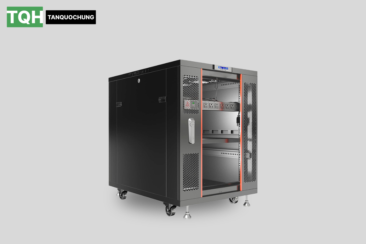 Tủ rack có bánh xe chịu tải trọng lớn dễ dàng di chuyển – Giải pháp linh hoạt cho hạ tầng IT 2 Vì sao nên mua tủ rack có bánh xe chịu tải trọng lớn