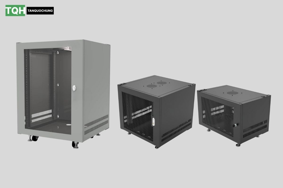 Các loại tủ rack treo tường thép không gỉ