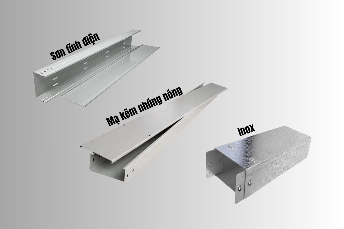Nối máng cáp| Phụ kiện tối ưu hệ thống dây điện gọn gàng 5 Các loại vật liệu phổ biến lựa chọn theo từng môi trường