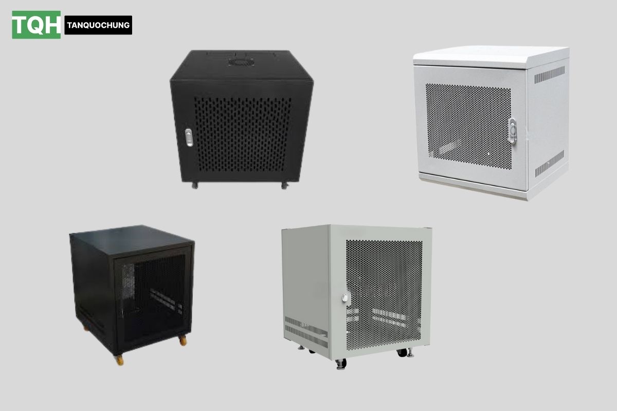 Vì sao tủ rack 12U đáng để đầu tư cho quy mô vừa và nhỏ? 3 Các phiên bản phổ biến của tủ rack 12U