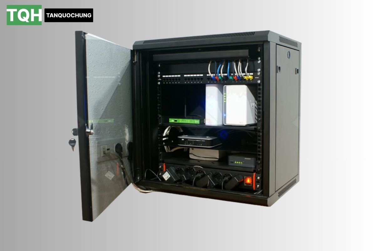 Sử dụng tủ rack mạng trong thực tiễn