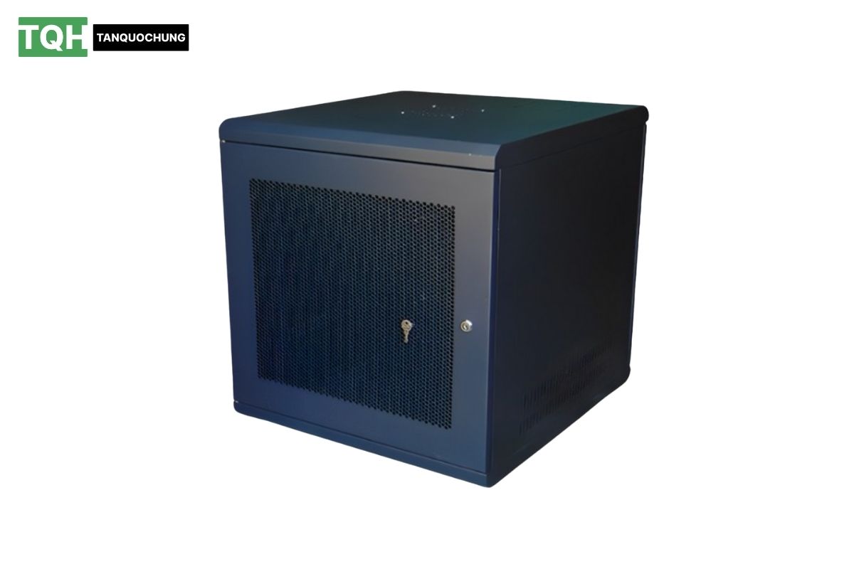 Tủ rack 10U phù hợp cho phòng kỹ thuật nhỏ 5 Tủ rack 10U màu đen