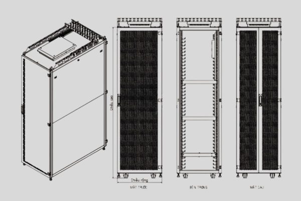 Tiêu chuẩn đảm bảo hiệu suất của tủ rack trong doanh nghiệp vừa và nhỏ