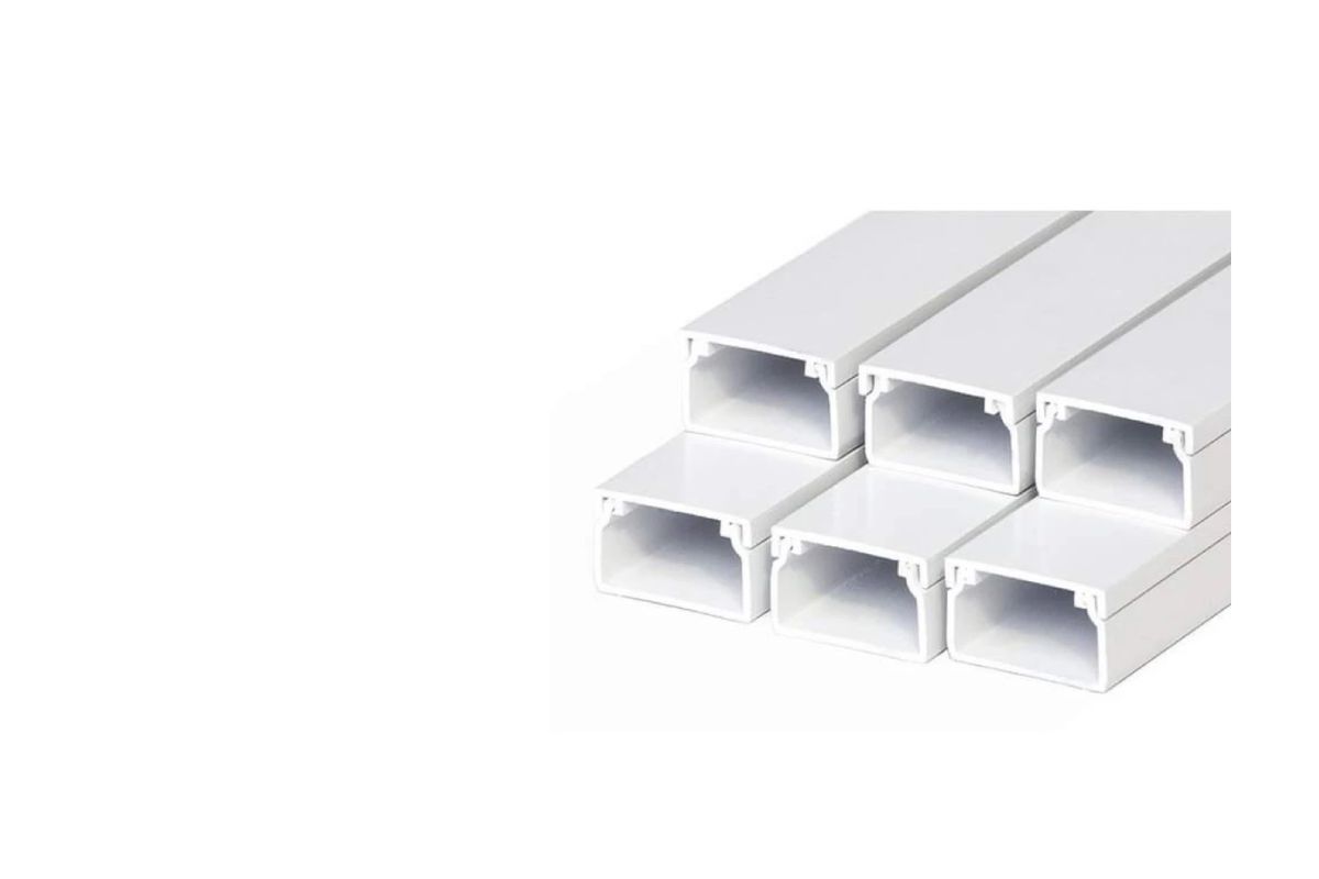 Máng nhựa tủ điện là gì? Cấu tạo, ứng dụng và so sánh với máng cáp kim loại 2 Máng nhựa đi dây điện có trọng lượng nhẹ, dễ thi công và tính thẩm mỹ cao