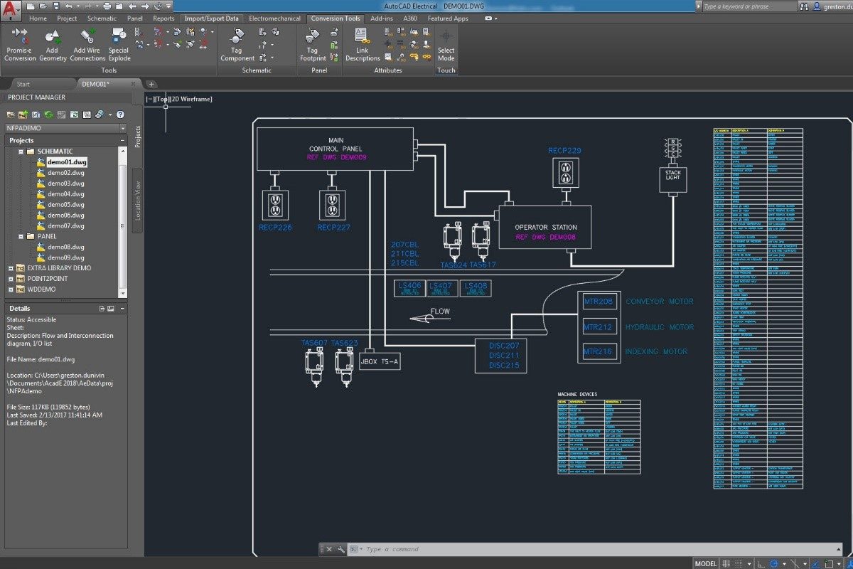 AutoCAD Electrical giúp kỹ sư thiết kế và quản lý hệ thống điện một cách nhanh chóng