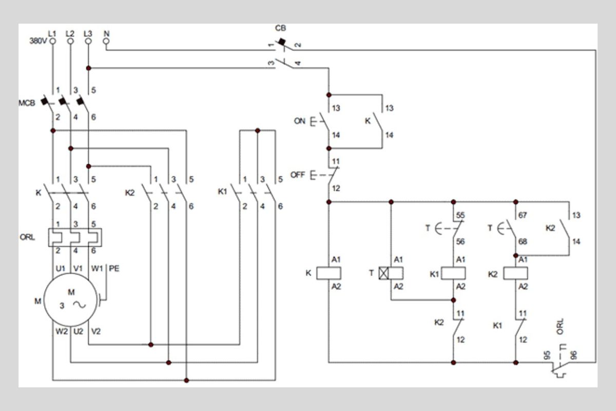 Sơ đồ đấu nối tủ điện 3 pha giúp xác định phân phối nguồn R–S–T