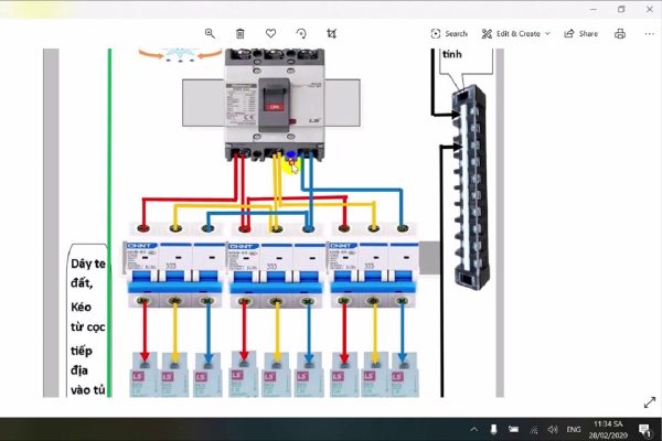 Sơ đồ tủ điện 3 pha là tài liệu kỹ thuật giúp kỹ thuật viên lắp đặt, kiểm tra và bảo trì hệ thống điện