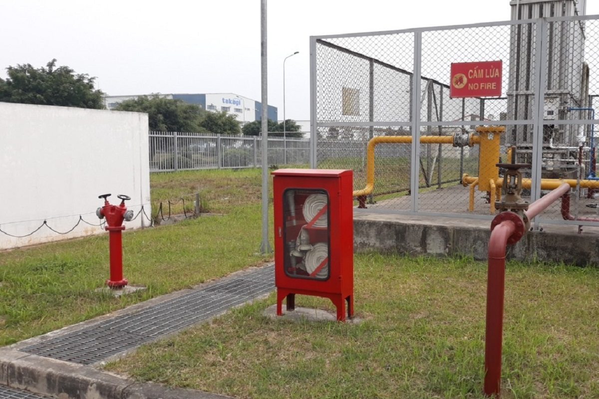 Tủ chữa cháy ngoài trời được thiết kế chống nước, bảo vệ thiết bị bên trong